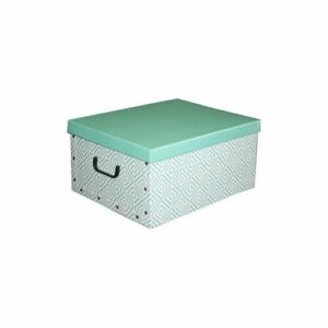 Compactor Skládací úložná krabice - karton box Compactor Nordic 50 x 40 x 25 cm, zelená