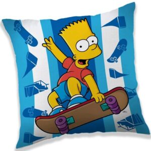 Jerry Fabrics Polštářek The Simpsons Bart skater, 40 x 40 cm