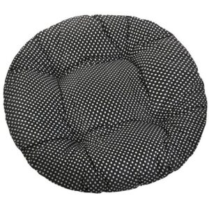 Bellatex Sedák Adéla kulatý prošívaný Puntík černá, 40 cm