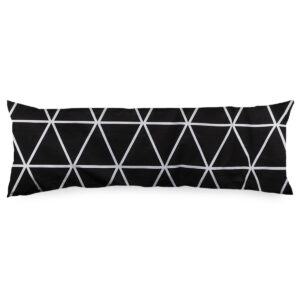 4Home Povlak na Relaxační polštář Náhradní manžel Galaxy černobílá, 55 x 180 cm