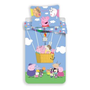 Jerry Fabrics Dětské bavlněné povlečení Peppa Pig 001, 140 x 200, 70 x90 cm