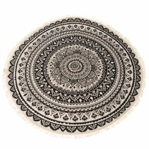 Dakls Kusový koberec Mandala hnědá, 82 cm