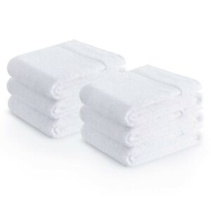 Zender Bavlněný ručník Pois bílá, 50 x 100 cm, sada 6 ks