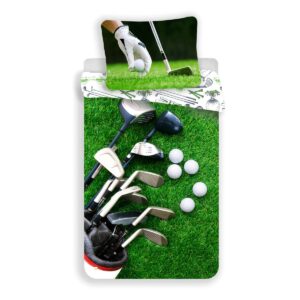 Jerry Fabrics Bavlněné povlečení Golf, 140 x 200 cm, 70 x 90 cm