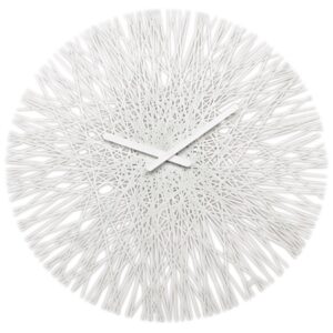 Koziol Nástěnné hodiny Silk bílá, pr. 45 cm
