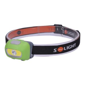 Solight WH24 Čelová LED svítilna 3 W Cree + 3 W COB