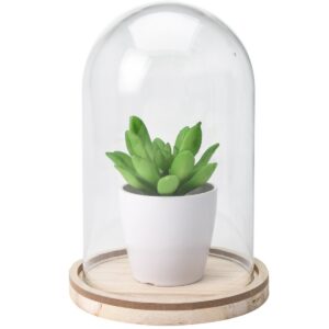 Umělá rostlina ve skle Pearlie, 19 cm