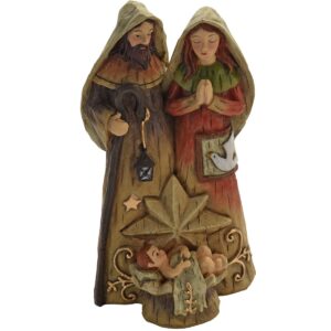 Vánoční dekorace Svatá rodina, 16,5 x 9 cm