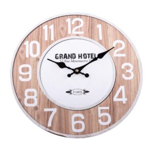 Nástěnné hodiny Grand Hotel natur, 34 cm