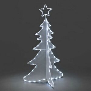 3D vánoční stromek 120 cm, 80 LED