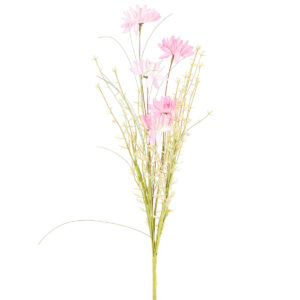 Umělé luční květy 50 cm, růžová