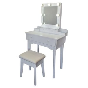 Kosmetický stolek se zrcadlem Beata, 75 x 40 x133 cm