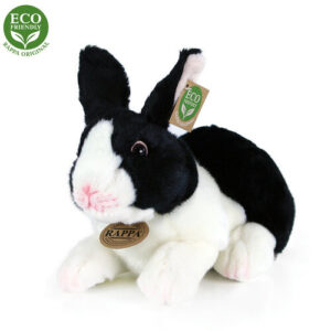 RAPPA králík bílo-černý ležící ECO-FRIENDLY 24 cm