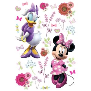 Samolepicí dekorace Minnie a Daisy, 42,5 x 65 cm