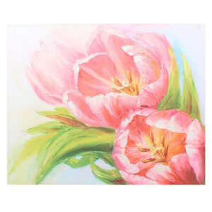 Obraz na plátně Pink tulips