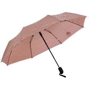 Deštník Stripes červená, 55 cm