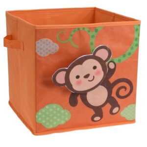 Dětský úložný box Opička, 32 x 32 x 30 cm