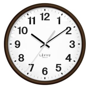 LAVVU ESSENTIAL WOOD LCS4041 nástěnné hodiny