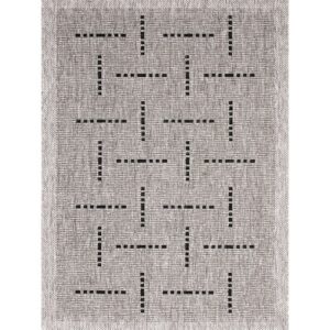 Spoltex Kusový koberec Floorlux silver/black 20008, 120 x 170 cm