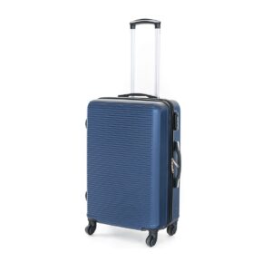 Pretty UP Cestovní skořepinový kufr ABS03 M, modrá