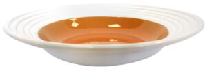 TORO Keramický hluboký talíř 23cm oranžový