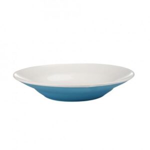 TORO Porcelánový hluboký talíř 20,5cm modrý mat