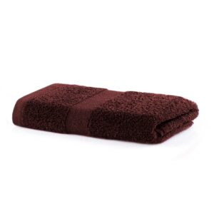 Bavlněný ručník DecoKing Mila hnědý