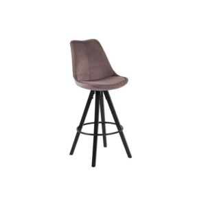 Hector Barová židle Dema tmavě růžová/černá