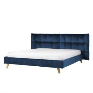 Hector Čalouněná postel Cindy 160x200 dvoulůžko - tmavě modré