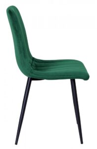 TZB Čalouněná židle FRESNO tmavě zelená
