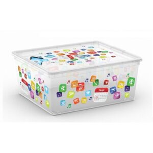 KIS Dekorační úložný box C-Box Style App M, 18 l