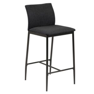 Hector Barová židle Demina šedá/černá