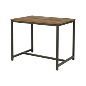Hector Barový stůl Vintage hnědý/černá