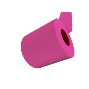 Toaletní papír Label Maxi tmavě růžový 3-vrstvý, 6 ks