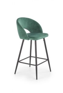 Halmar Barová židle Ivy6 tmavě zelená
