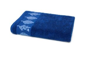 Faro Bavlněný ručník Terra 70×140 cm tmavě modrý