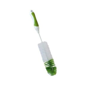 TORO Štětka na číštění lahví, Bílá/zelená, 5x30cm