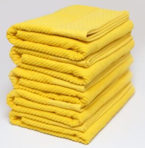 Faro Bavlněný ručník Bolero 70×140 cm žlutý