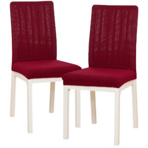 4Home Napínací potah na židli Magic clean červená, 45 – 50 cm, sada 2 ks