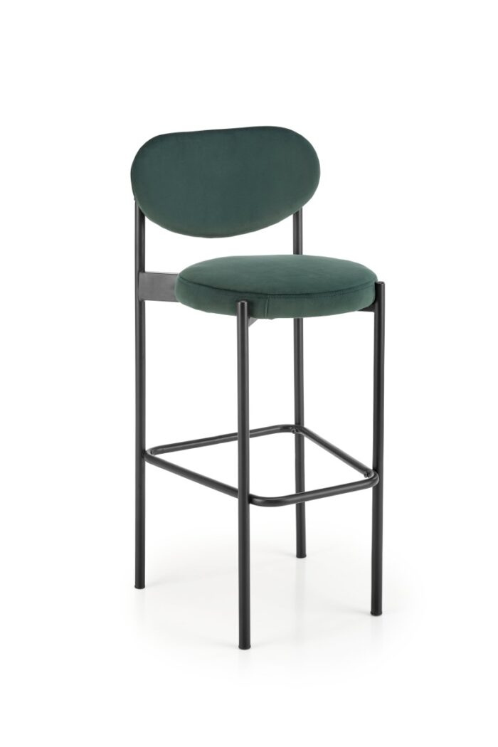 HALMAR Barová židle H108 tmavě zelená