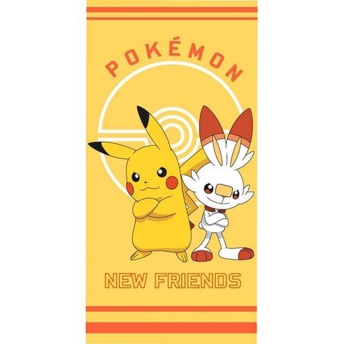 Dětská osuška Pokémon Pikachu a Scorbunny